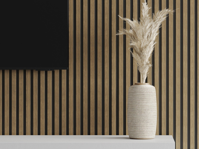 Lâmela para parede de noz