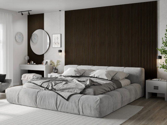 Lamelas wenge no quarto