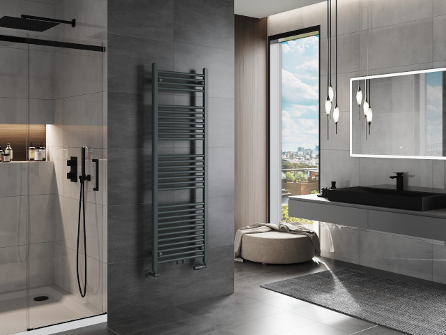 Azulejos estilo pedra na casa de banho