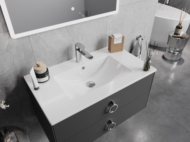 Armário com lavatório 90 cm