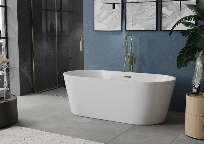 Suporte de sabão dourado