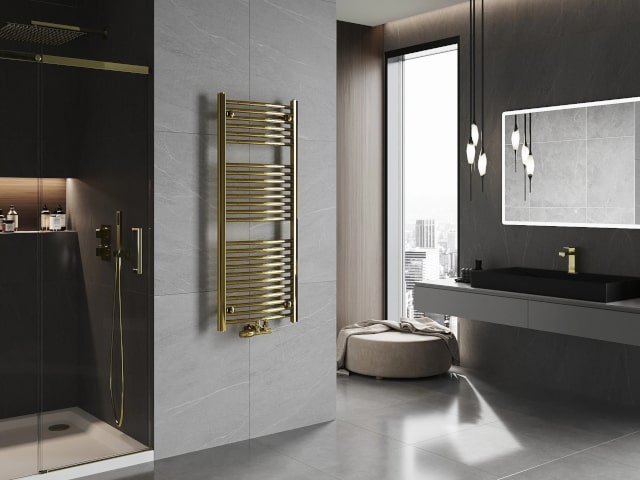 Lâmpadas no banheiro