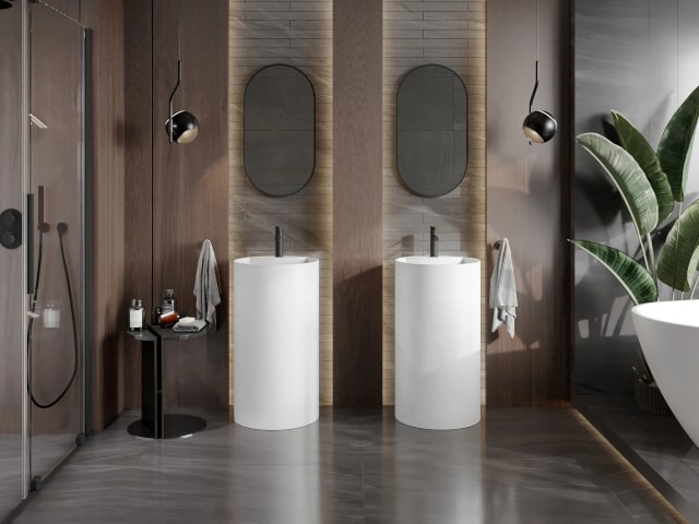 Luz neutra na casa de banho