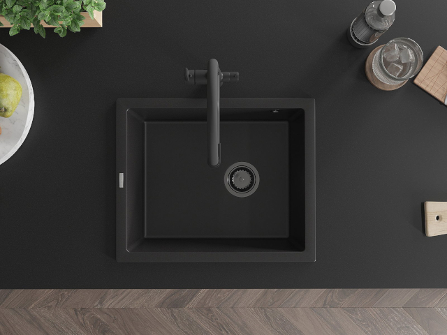 Pia de bancada em aço