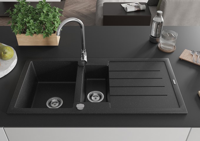 Zaliewozmywaki Granito Embutidos na Bancada