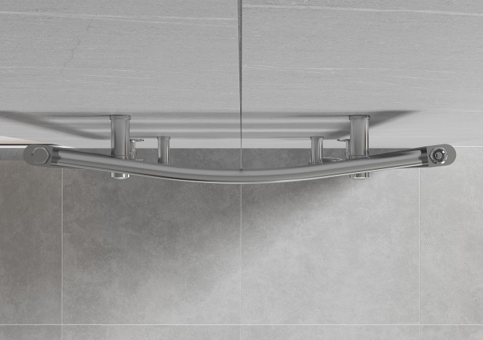 radiador de casa de banho cromado