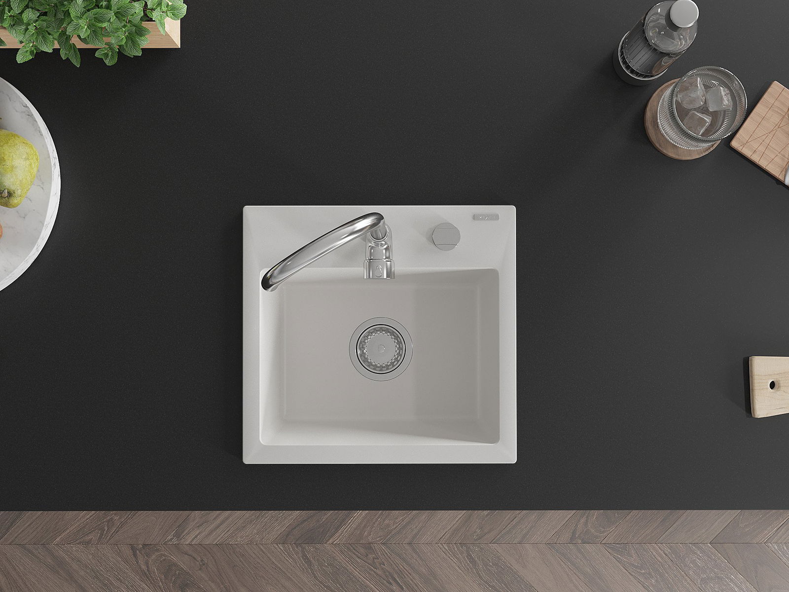 Pequena pia de uma bacia Mexen