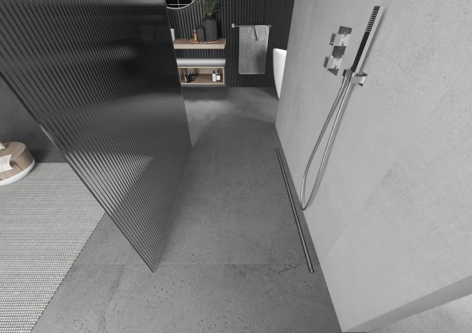 rudos lineares modernos cromados