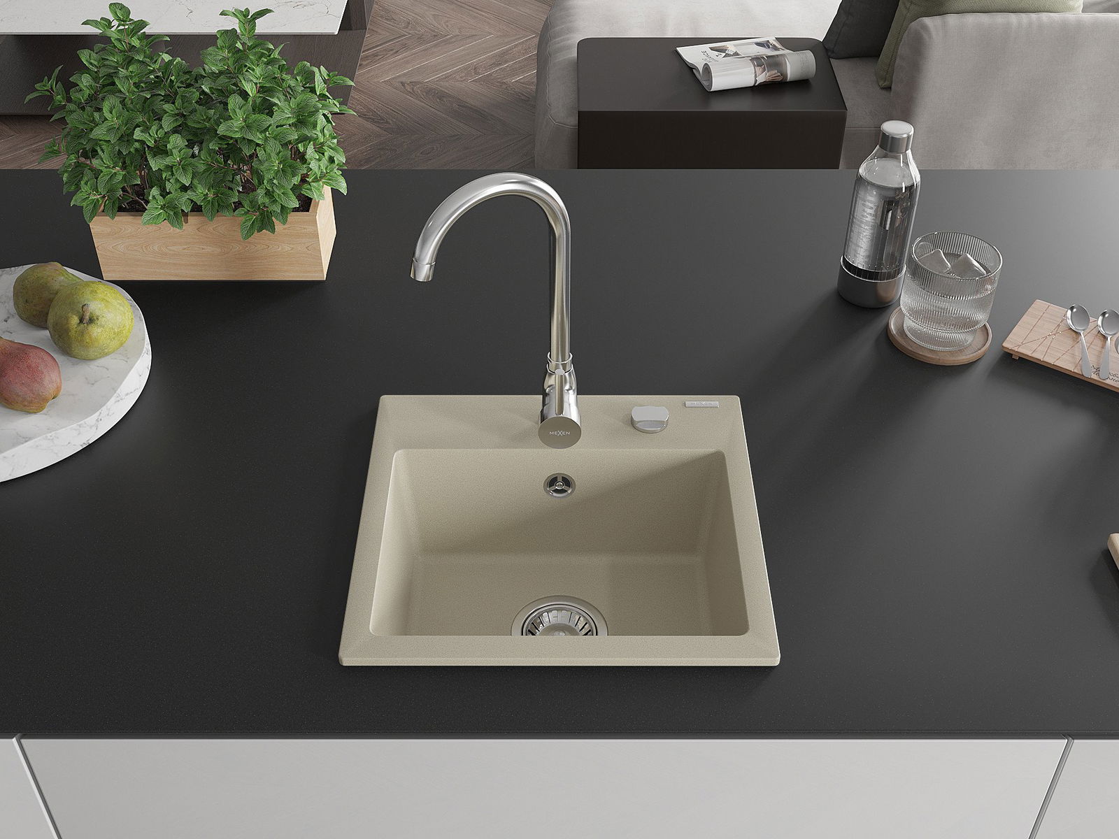 Lava-louças de uma bacia Mexen