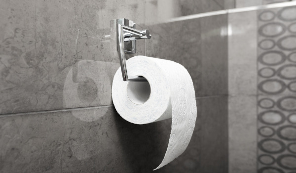 Como montar um suporte de papel higiénico com prateleira?