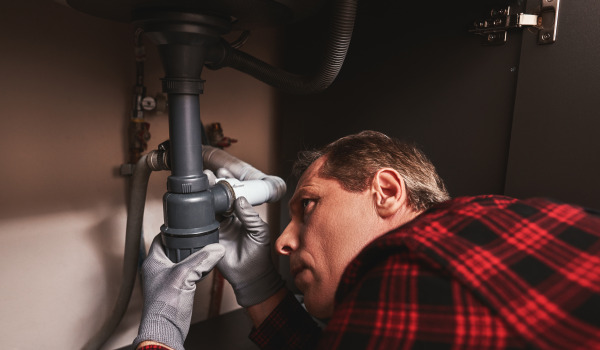 Como vedar o sifão debaixo do lava-louças?