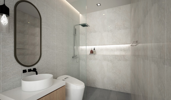 A que altura pendurar o chuveiro de teto?