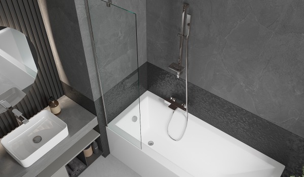 Qual divisória de banheira escolher?