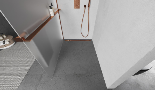 Ouro rosa exclusivo na casa de banho