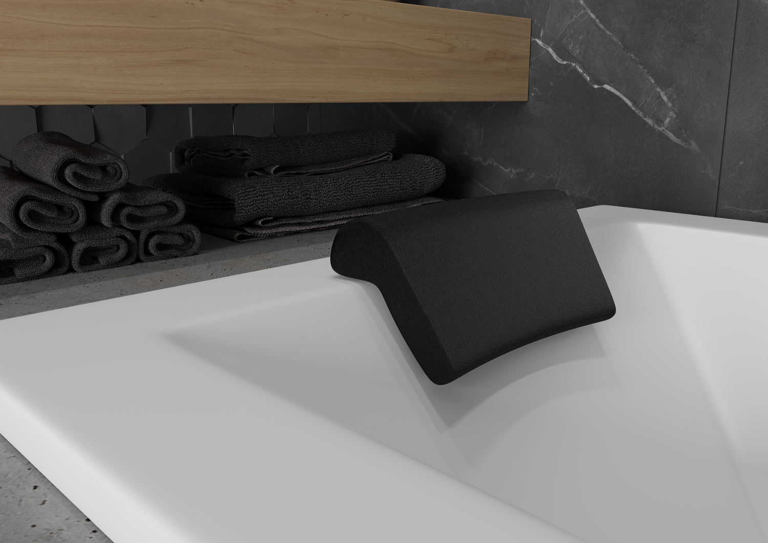 Encosto de banheira - spa em casa