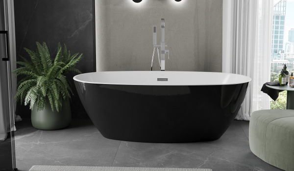 Casa de banho em estilo boho