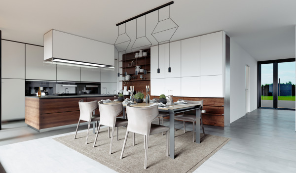 Armários de cozinha até ao teto e armários altos - quando funcionam?