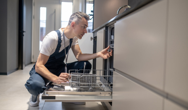 Como ligar o sifão à máquina de lavar louça?