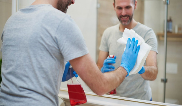 Como cuidar do espelho da casa de banho para manter o seu brilho durante anos?
