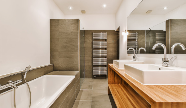 Sistema de banho embutido - a base de uma casa de banho moderna